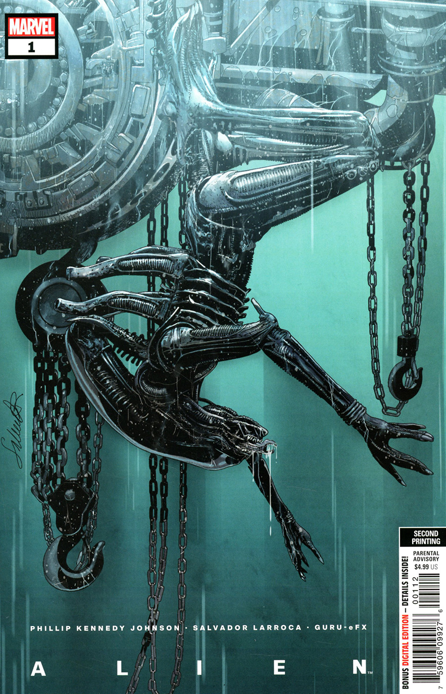 Alien #1 Cover U 2nd Ptg Salvador Larroca Variant Cover