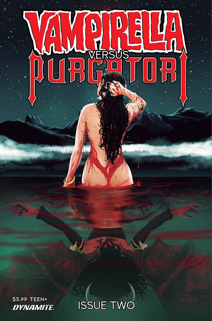 Vampirella vs Purgatori #2 Cover G Variant Daniel Maine Premium Cover