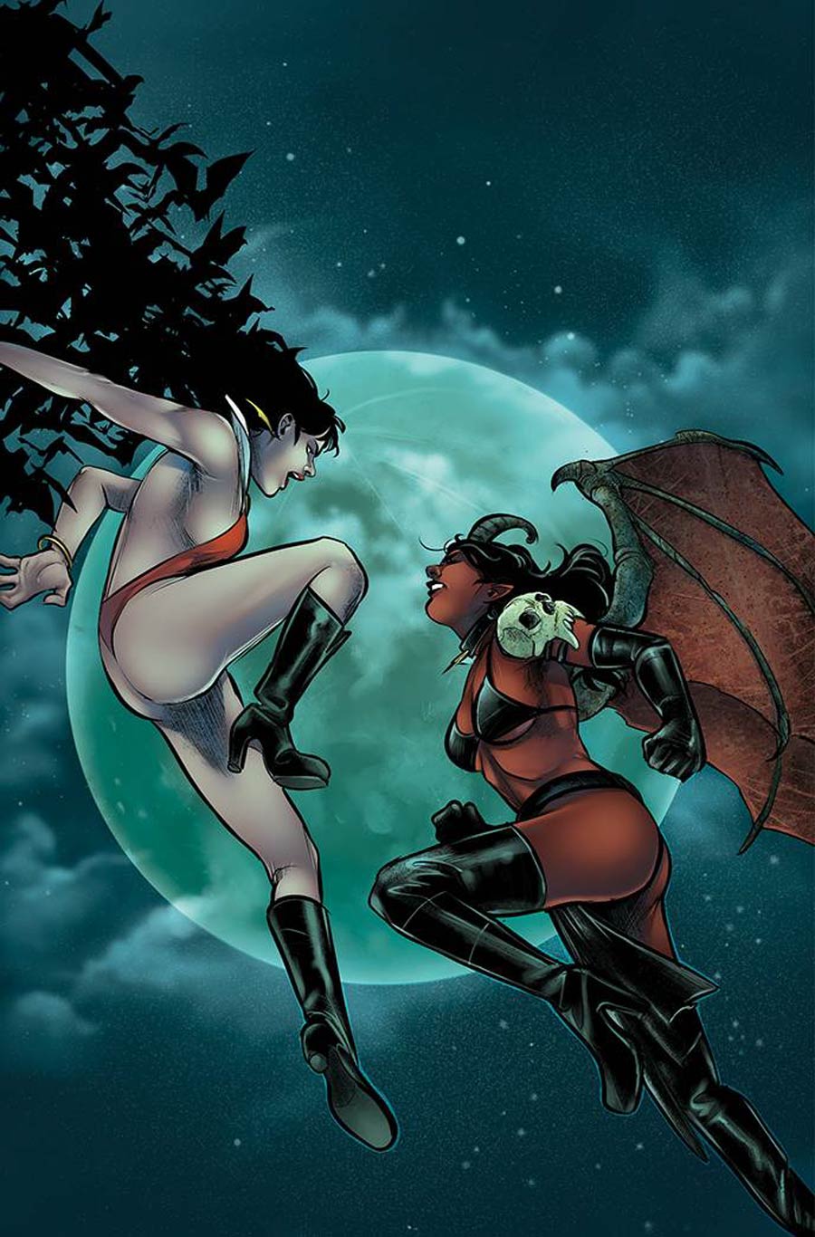 Vampirella vs Purgatori #2 Cover H Variant Alvaro Sarraseca Virgin Cover