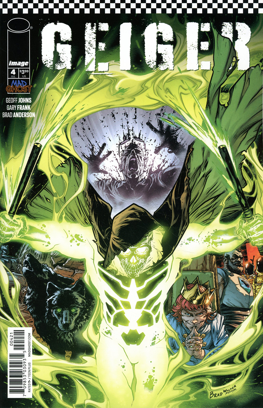 Geiger #4 Cover B Variant Brad Walker Cover
