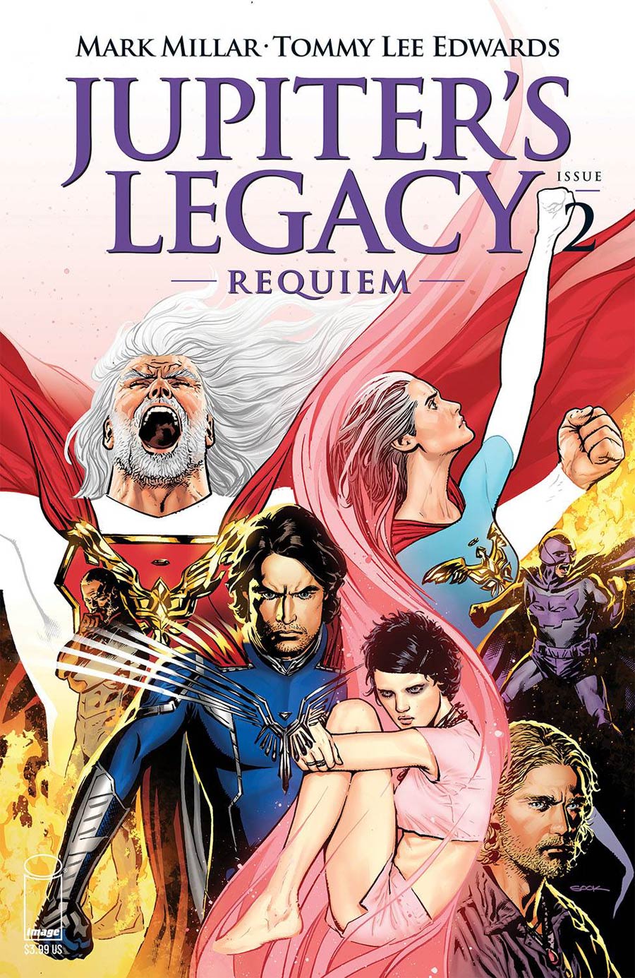 Jupiters Legacy Requiem #2 Cover B Variant Ryan Sook Color Cover