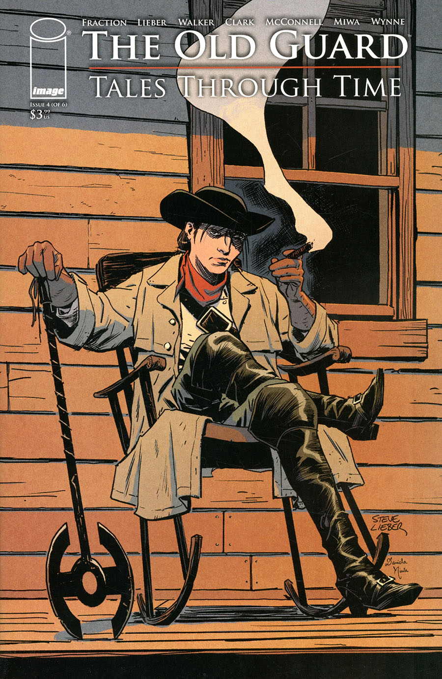Old Guard Tales Through Time #4 Cover B Variant Steve Lieber Cover