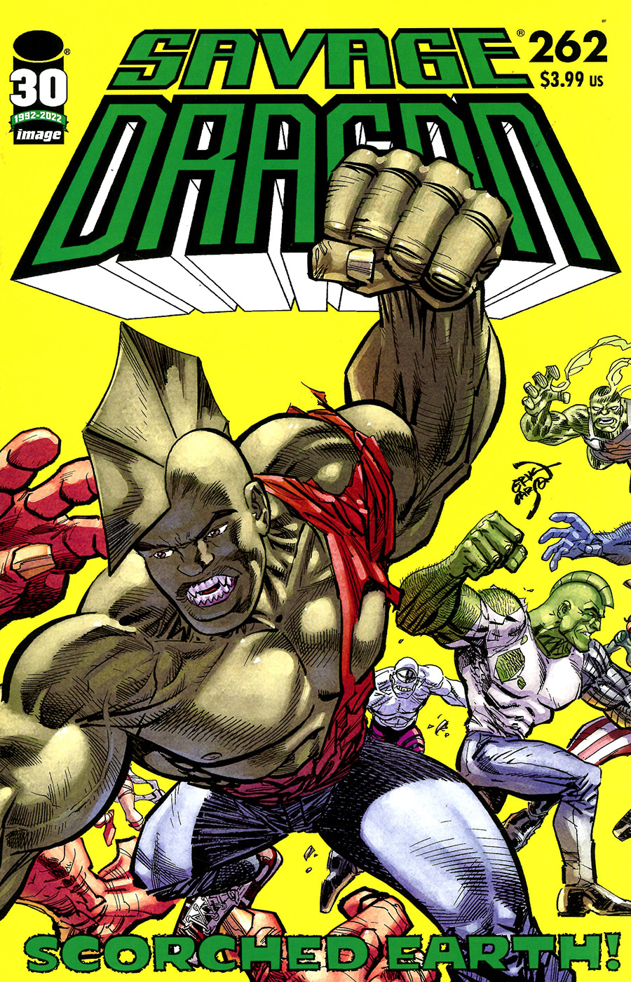 Savage Dragon Vol 2 #262 Cover A Regular Erik Larsen Cover