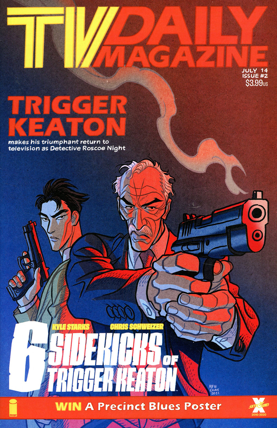Six Sidekicks Of Trigger Keaton #2 Cover B Variant Afu Chan Cover