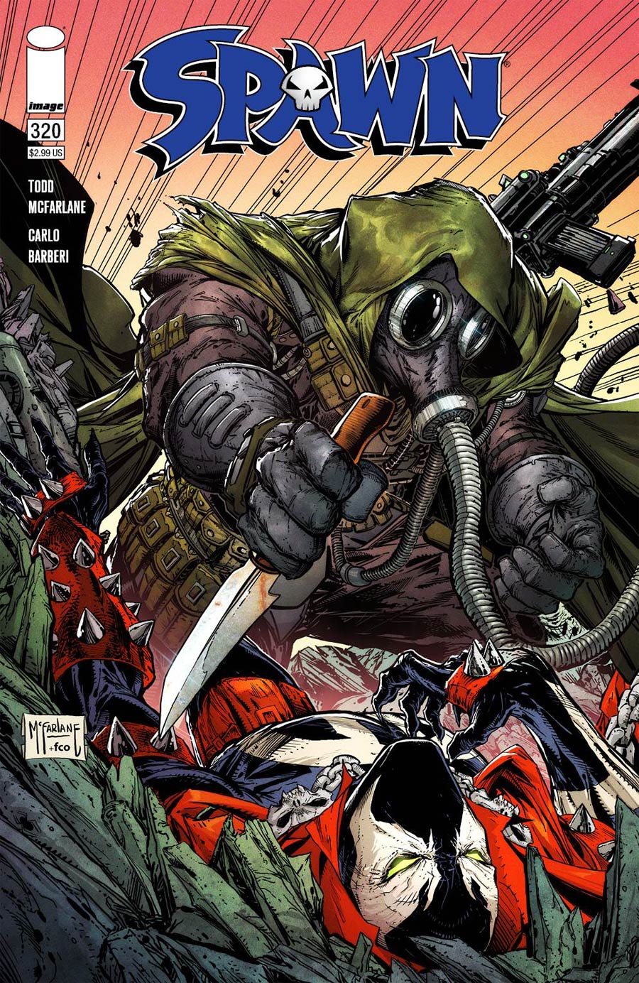 Spawn #320 Cover B Variant Todd McFarlane Cover (Limit 1 Per Customer)