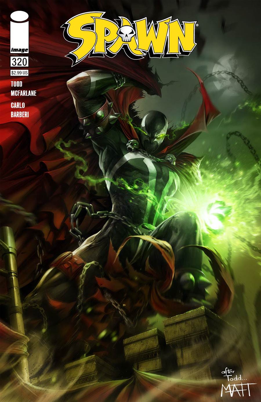 Spawn #320 Cover C Variant Francesco Mattina Cover