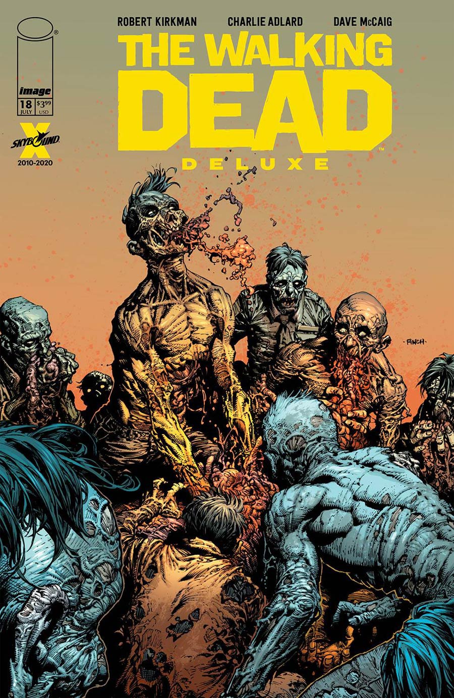 Walking Dead Deluxe #18 Cover A Regular David Finch & Dave McCaig Cover