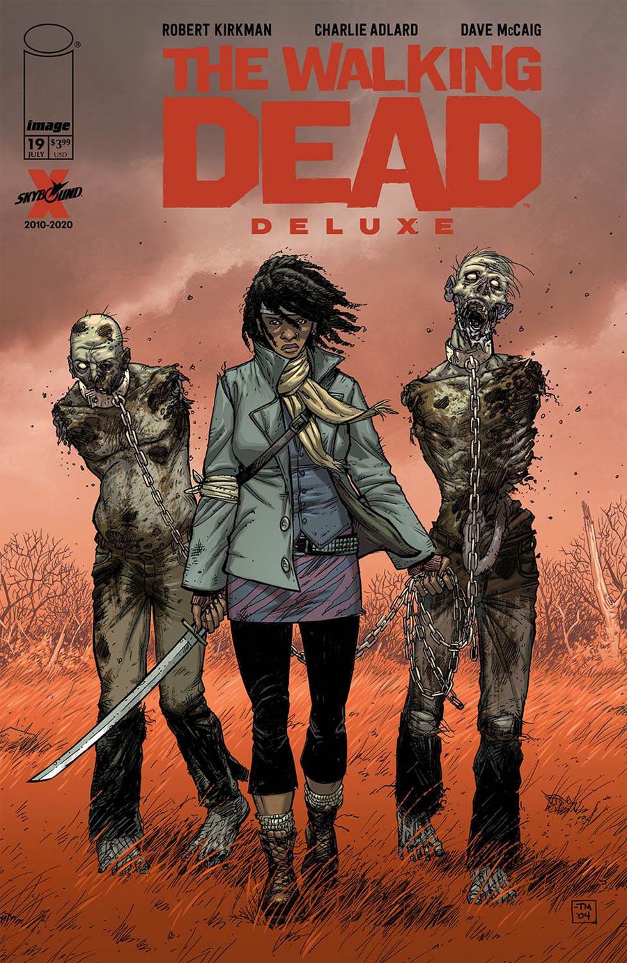 Walking Dead Deluxe #19 Cover B Variant Tony Moore & Dave McCaig Cover