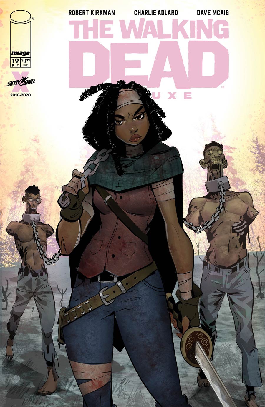 Walking Dead Deluxe #19 Cover G Variant Mel Milton Cover