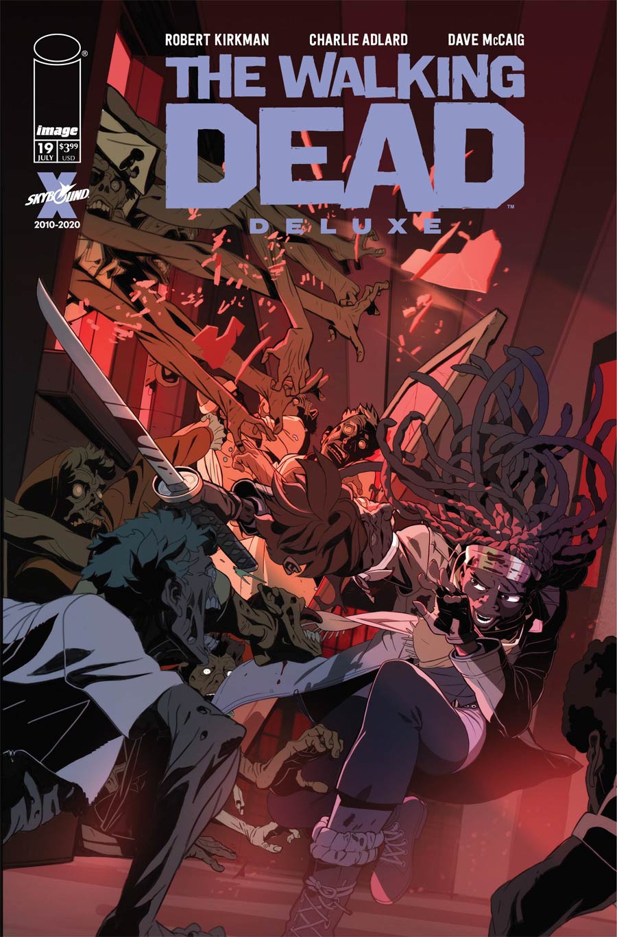 Walking Dead Deluxe #19 Cover H Variant Chase Conley Cover