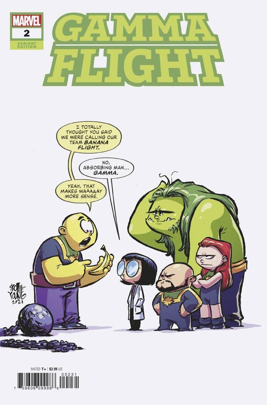 Gamma Flight #2 Cover C Variant Skottie Young Cover