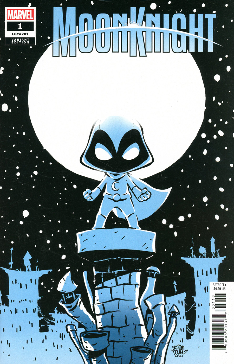 Moon Knight Vol 9 #1 Cover E Variant Skottie Young Cover