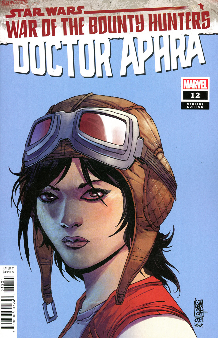 Star Wars Doctor Aphra Vol 2 #12 Cover B Variant Giuseppe Camuncoli Headshot Cover (War Of The Bounty Hunters Tie-In)