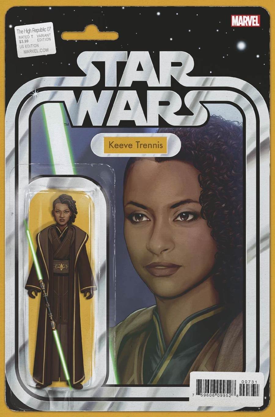 Star Wars The High Republic #7 Cover B Variant John Tyler Christopher Action Figure Cover (Limit 1 Per Customer)