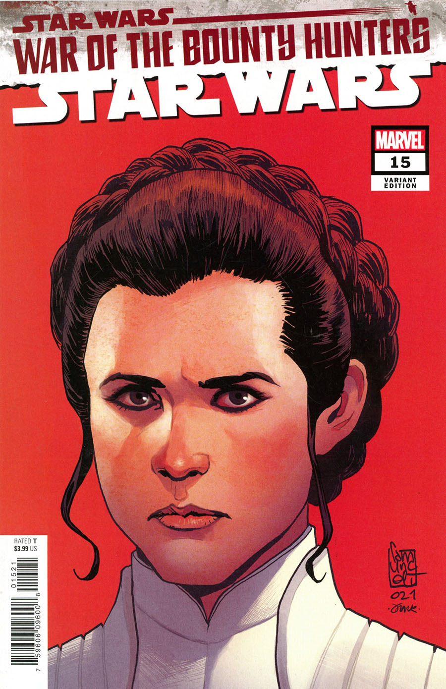 Star Wars Vol 5 #15 Cover B Variant Giuseppe Camuncoli Headshot Cover (War Of The Bounty Hunters Tie-In)