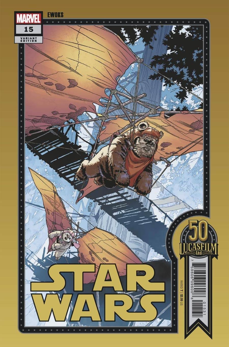Star Wars Vol 5 #15 Cover C Variant Chris Sprouse Lucasfilm 50th Anniversary Cover (War Of The Bounty Hunters Tie-In)