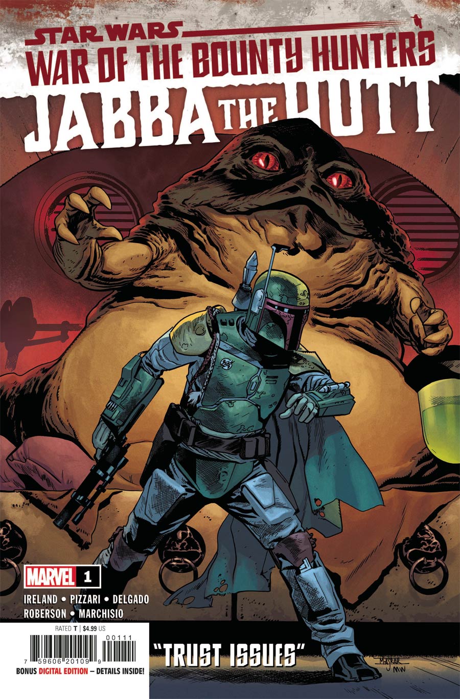 Star Wars War Of The Bounty Hunters Jabba The Hutt #1 (One Shot) Cover A Regular Mahmud Asrar Cover