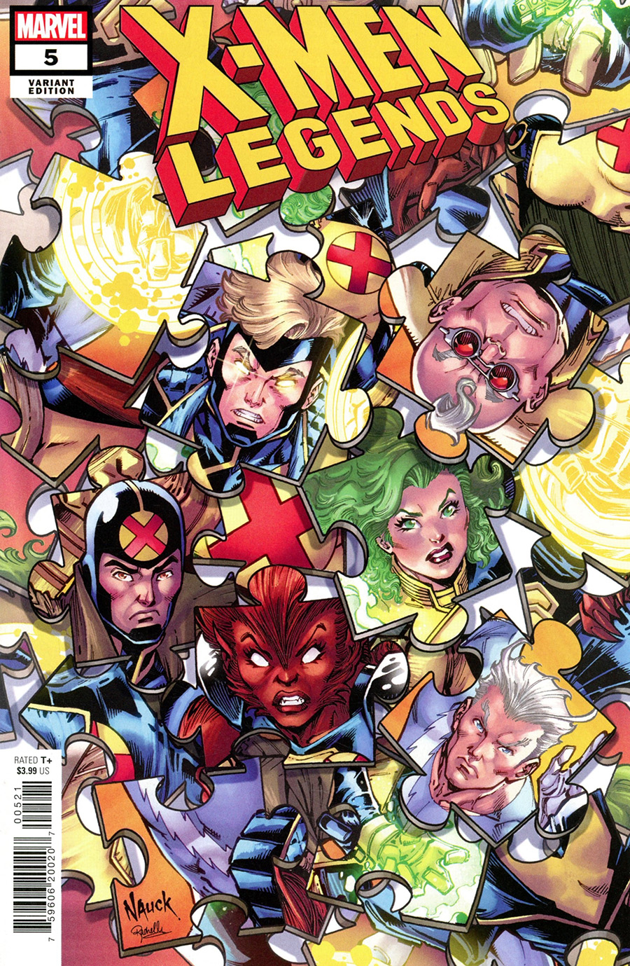 X-Men Legends #5 Cover B Variant Todd Nauck Puzzle Cover