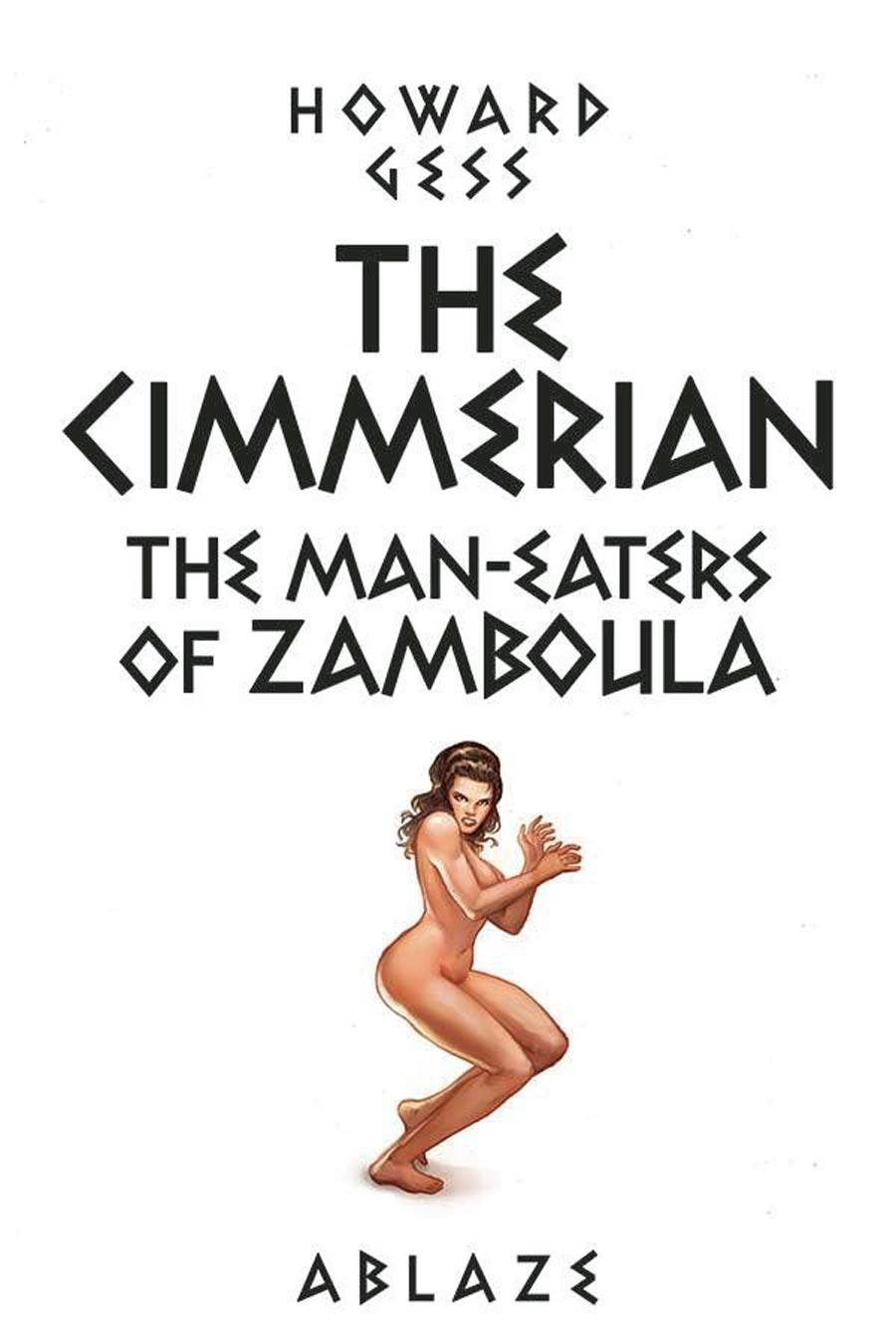 Cimmerian Man-Eaters Of Zamboula #1 Cover E Variant Fritz Casas Elektra Lives Again Parody Cover