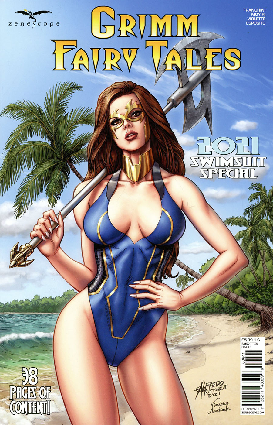 Grimm Fairy Tales Presents Swimsuit Special 2021 #1 (One Shot) Cover D Alfredo Reyes