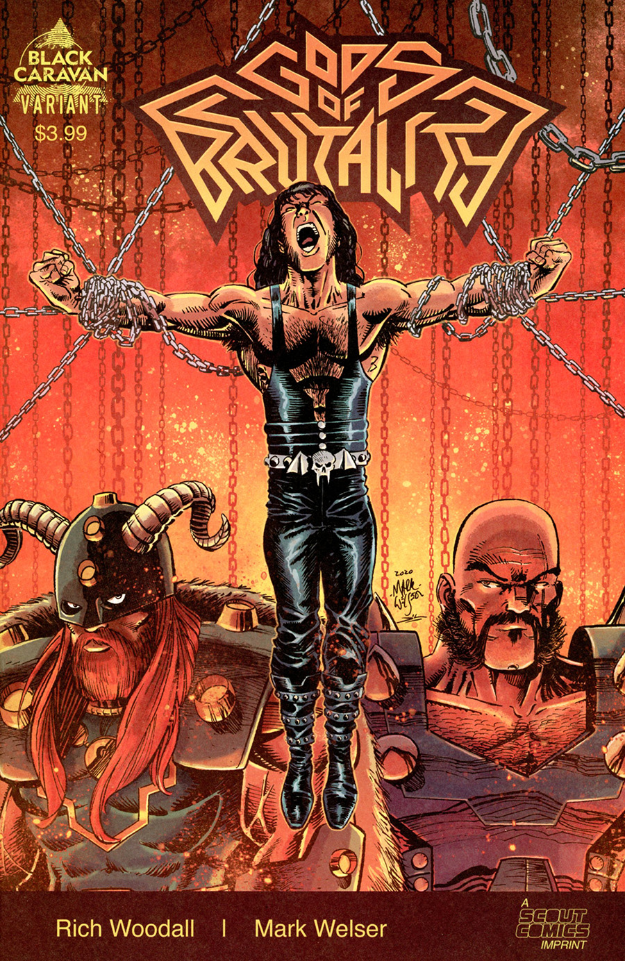 Gods Of Brutality #1 Cover B Variant Mark Welser Cover