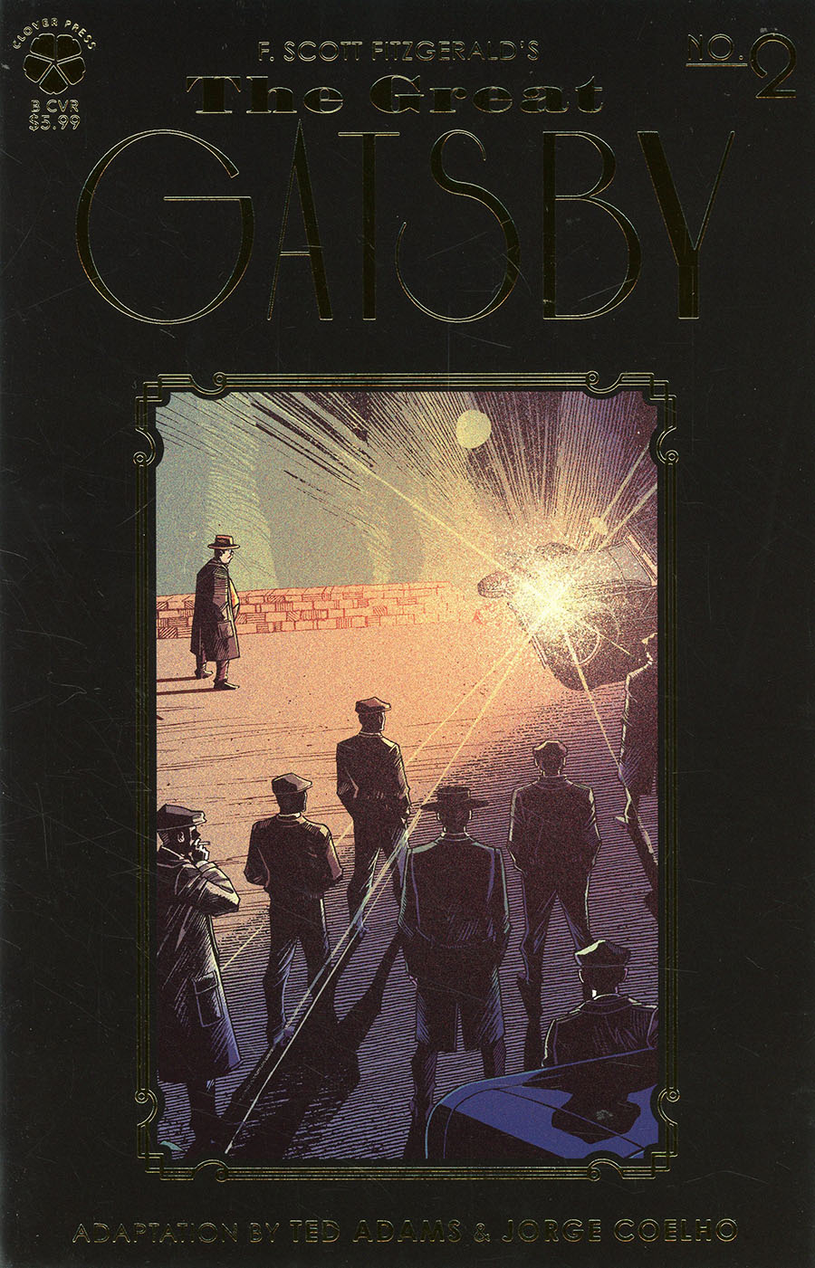 Great Gatsby #2 Cover B Variant Jorge Coelho Foil-Stamped Cover
