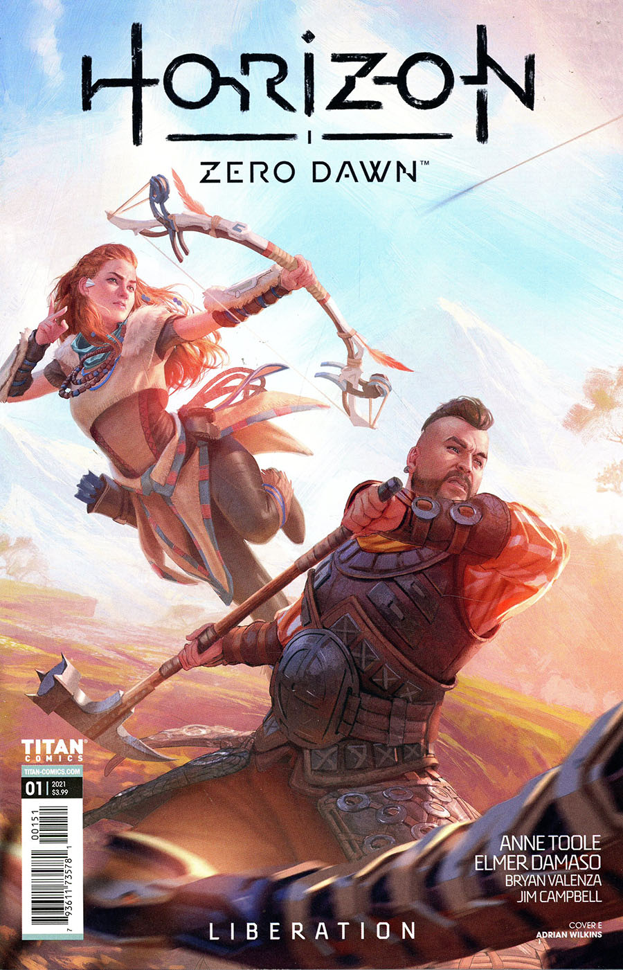 Horizon Zero Dawn Liberation #1 Cover E Variant Adrian Wilkins Cover