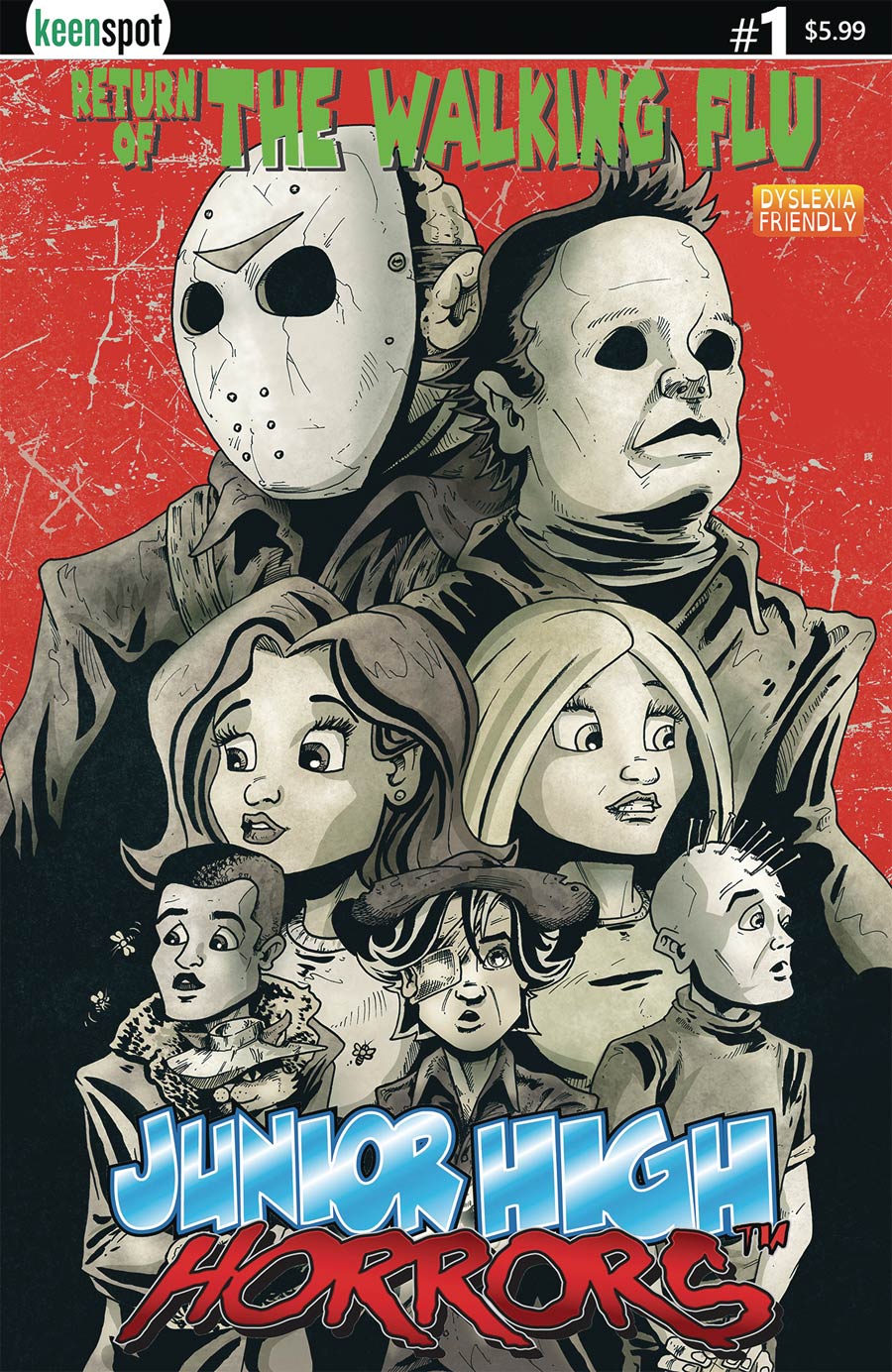 Junior High Horrors Return Of The Walking Flu Vaccine Edition #1 Cover C Variant Bryan Silverbax Cover