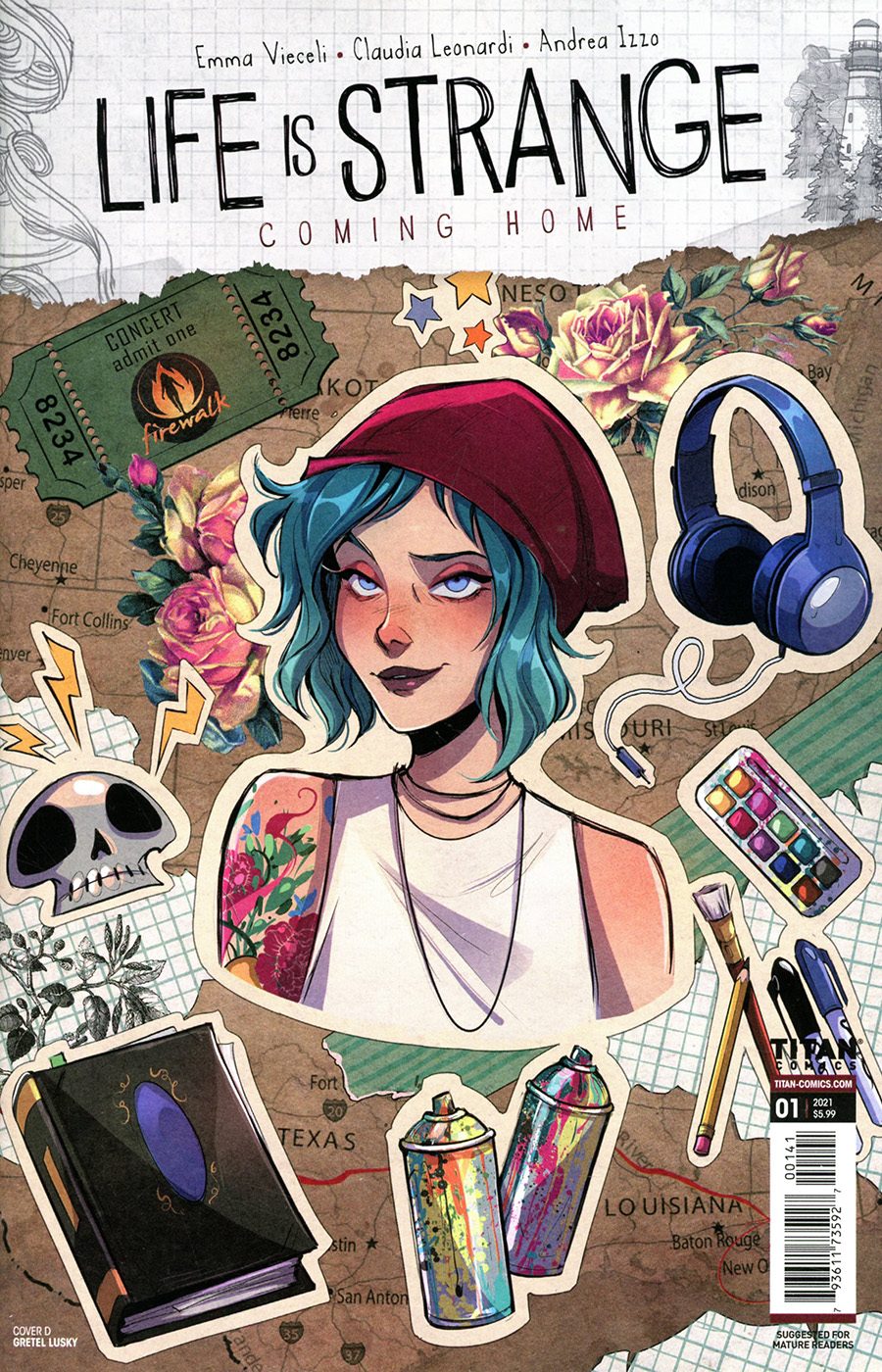 Life Is Strange Coming Home #1 Cover D Variant Gretel Lusky Connecting Cover