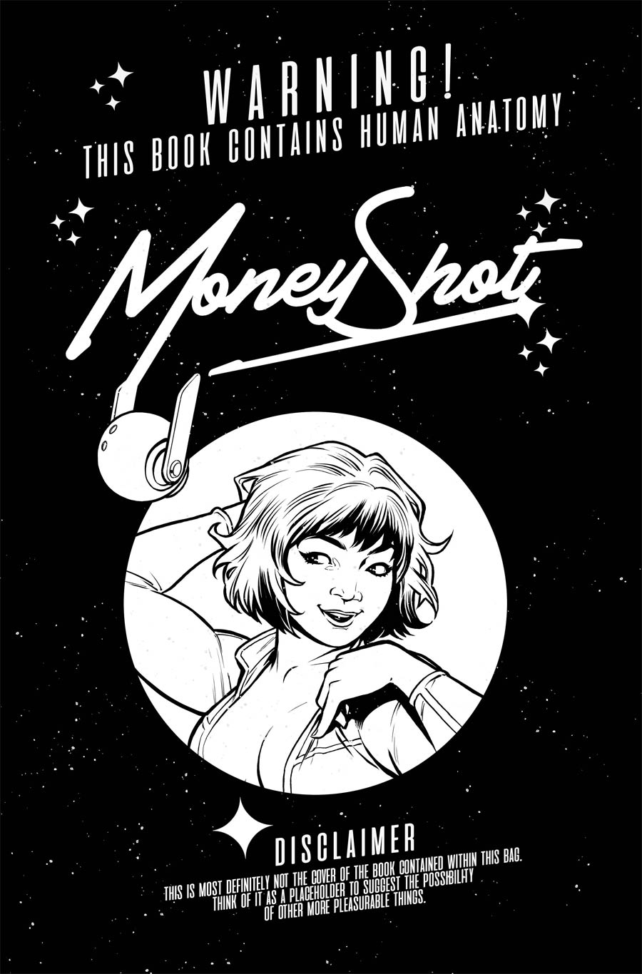 Money Shot #13 Cover B Variant Cobin Howell & Kurt Michael Russell Black Bag Cover With Polybag