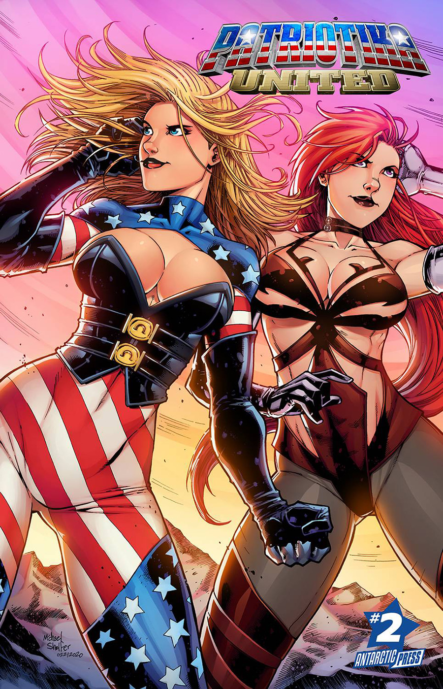 Patriotika United #2 Cover B Variant Michael Shelfer Cover