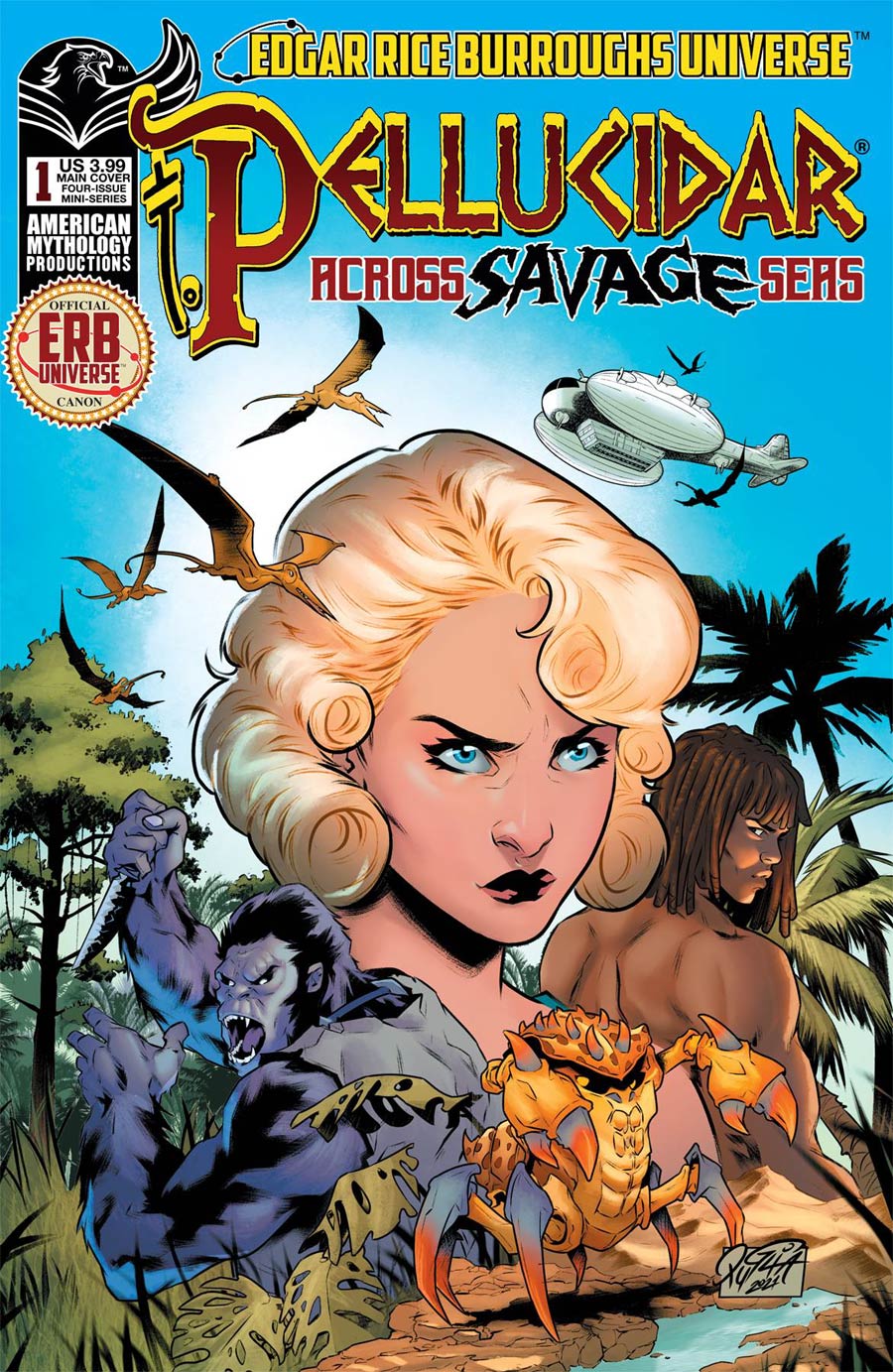 Pellucidar Across Savage Seas #1 Cover A Regular Miriana Puglia Cover