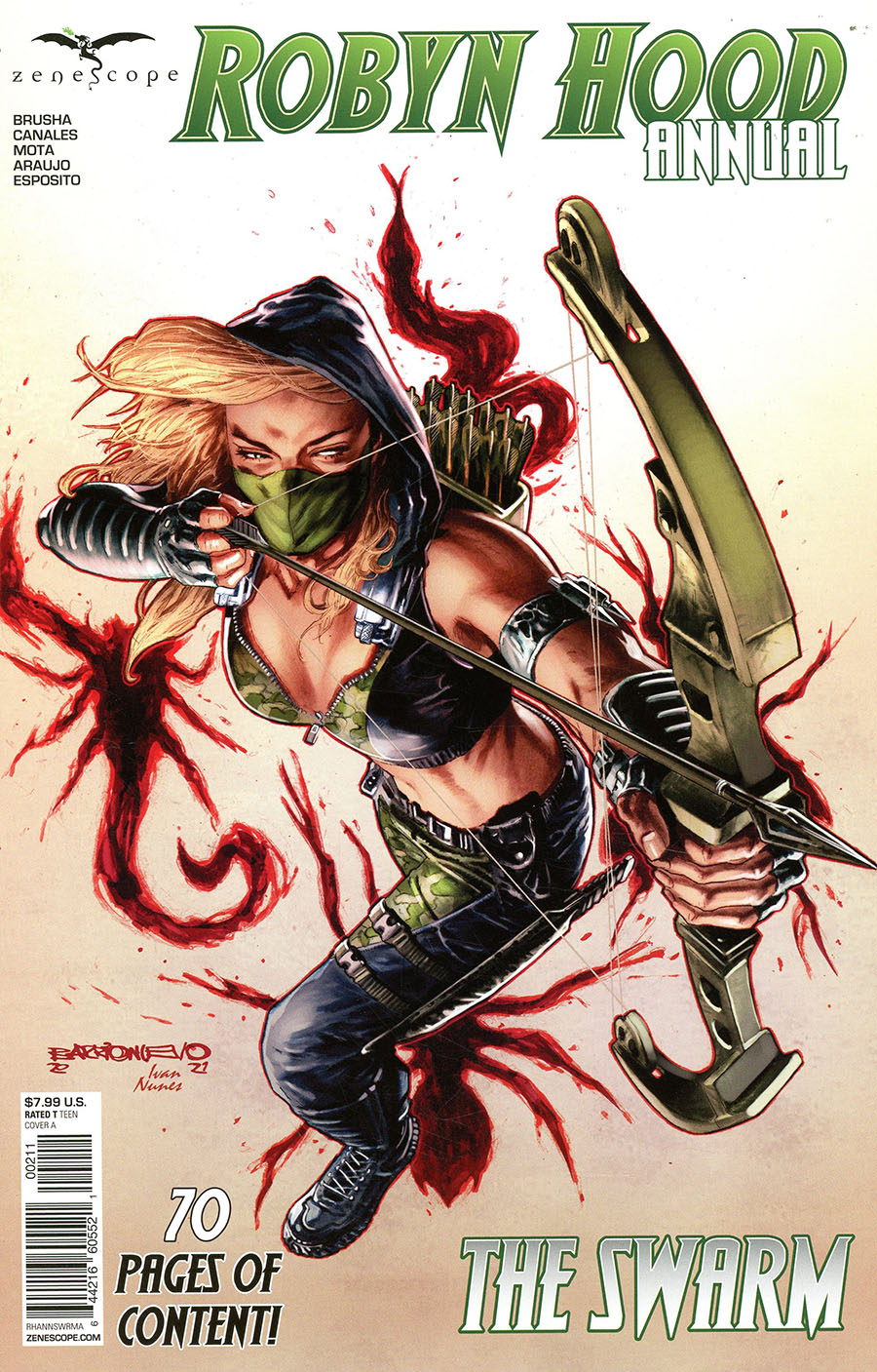 Grimm Fairy Tales Presents Robyn Hood Annual 2021 The SWARM Cover A Al Barrionuevo