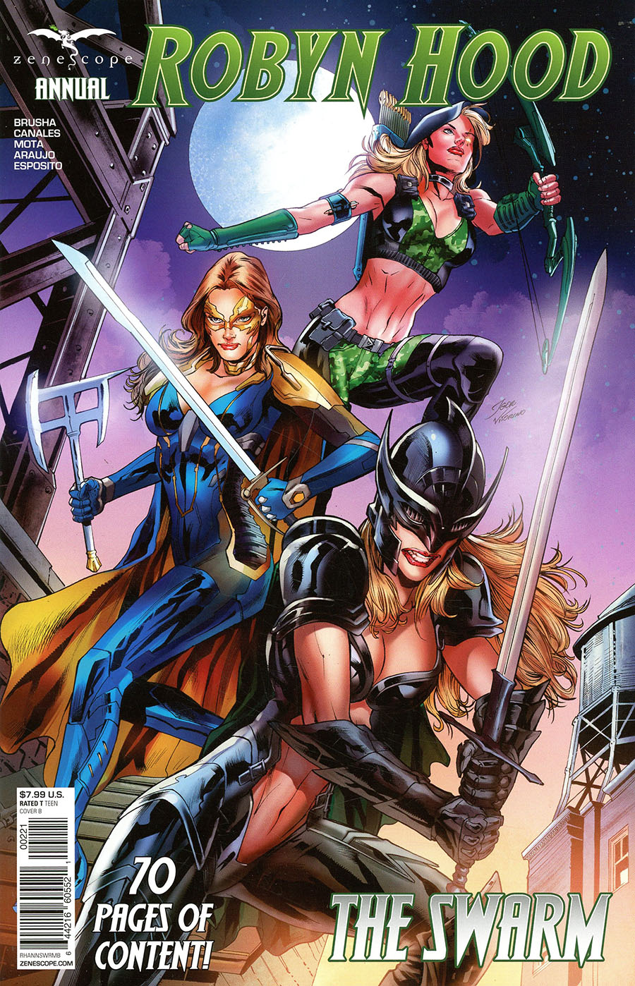 Grimm Fairy Tales Presents Robyn Hood Annual 2021 The SWARM Cover B Igor Vitorino