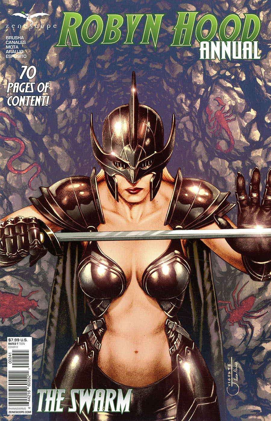 Grimm Fairy Tales Presents Robyn Hood Annual 2021 The SWARM Cover D Geebo Vigonte