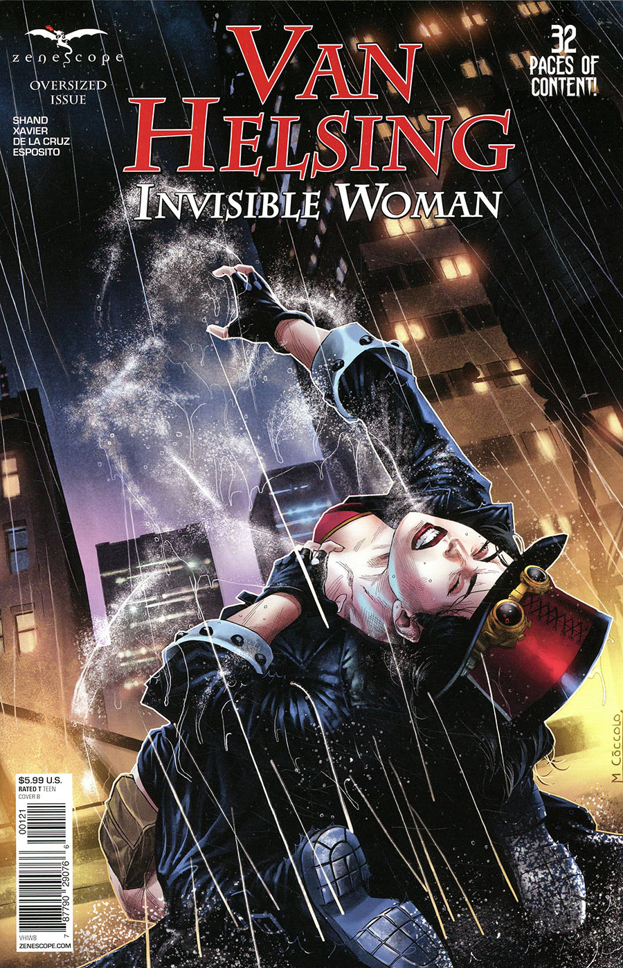 Grimm Fairy Tales Presents Van Helsing vs Invisible Woman #1 (One Shot) Cover B Martin Coccolo