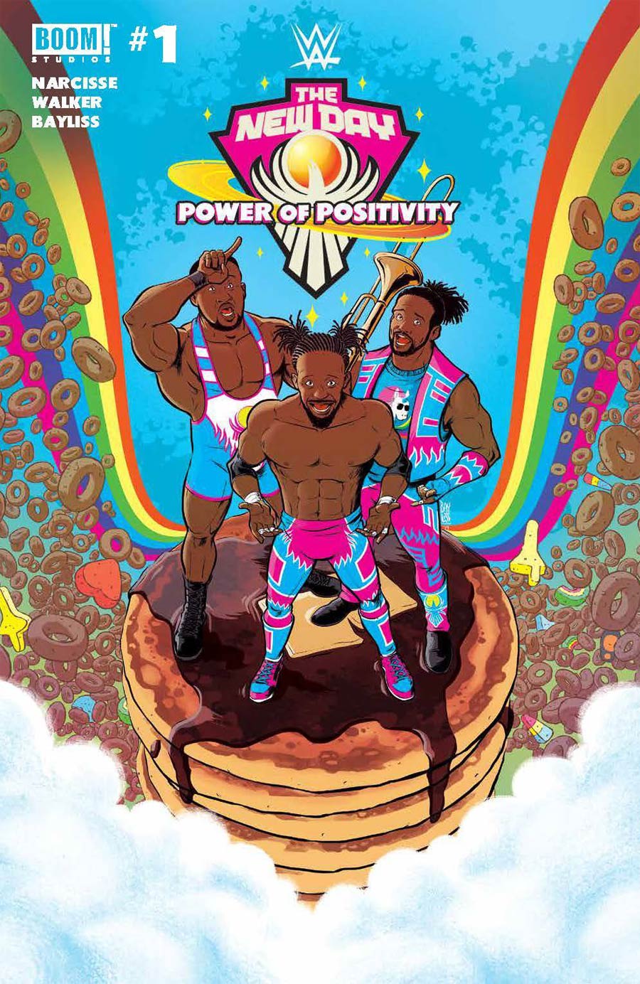WWE New Day Power Of Positivity #1 Cover A Regular Daniel Bayliss Cover