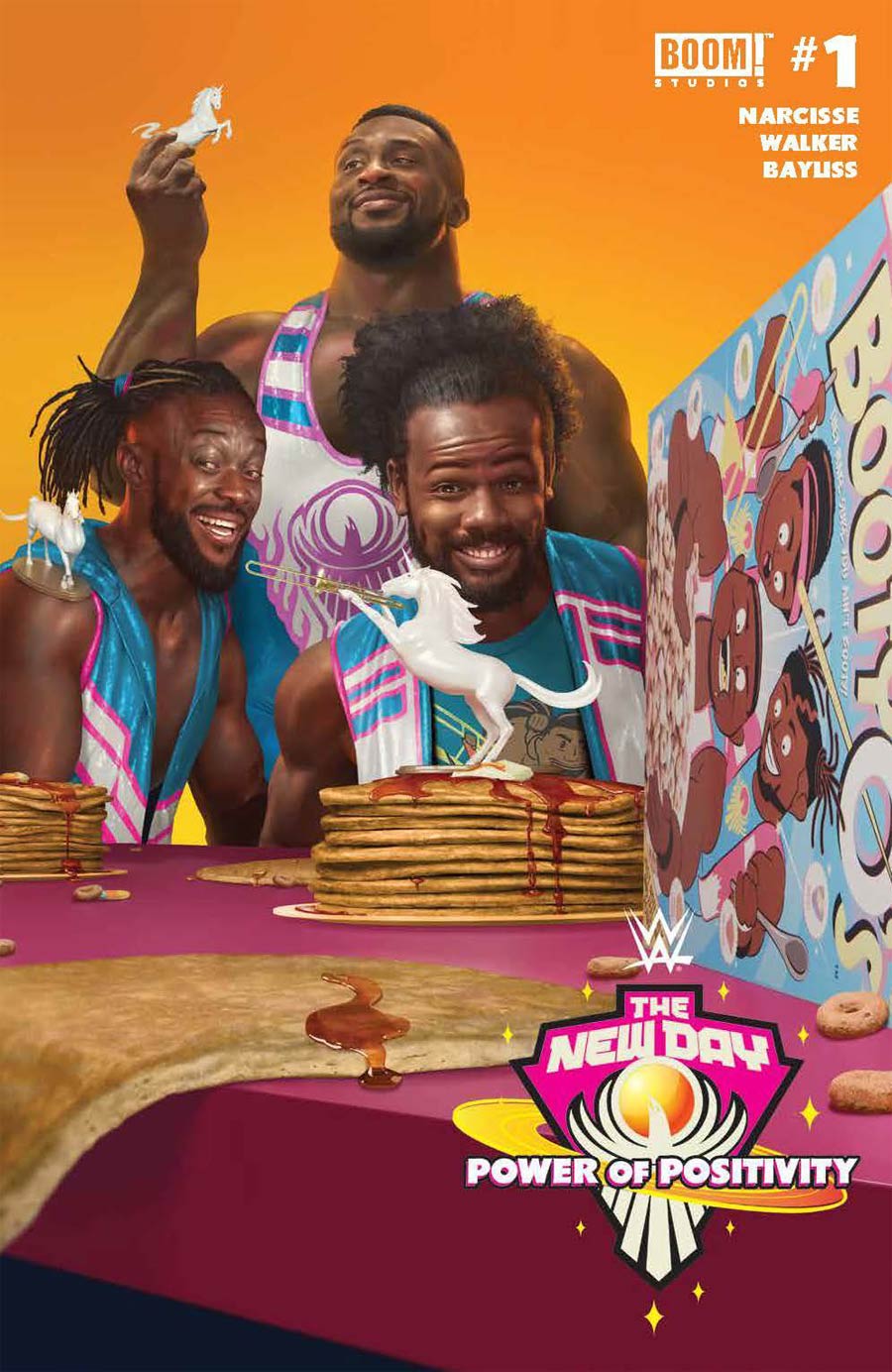 WWE New Day Power Of Positivity #1 Cover B Variant Rahzzah Cover