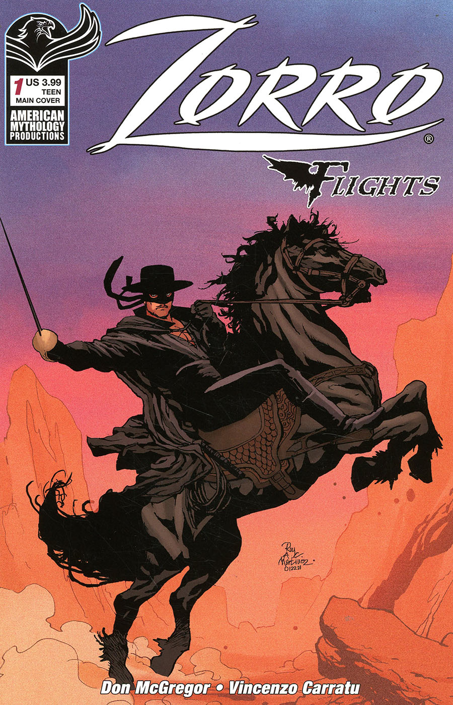 Zorro Flights #1 Cover A Regular Roy Allan Martinez Cover
