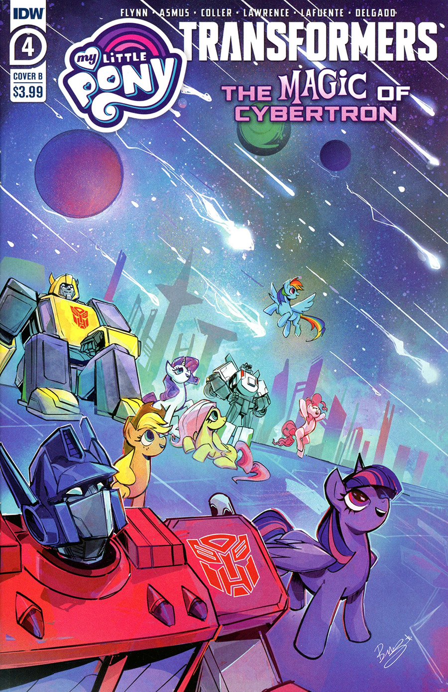 My Little Pony Transformers Friendship In Disguise II #4 Cover B Variant Bethany McGuire-Smith Cover