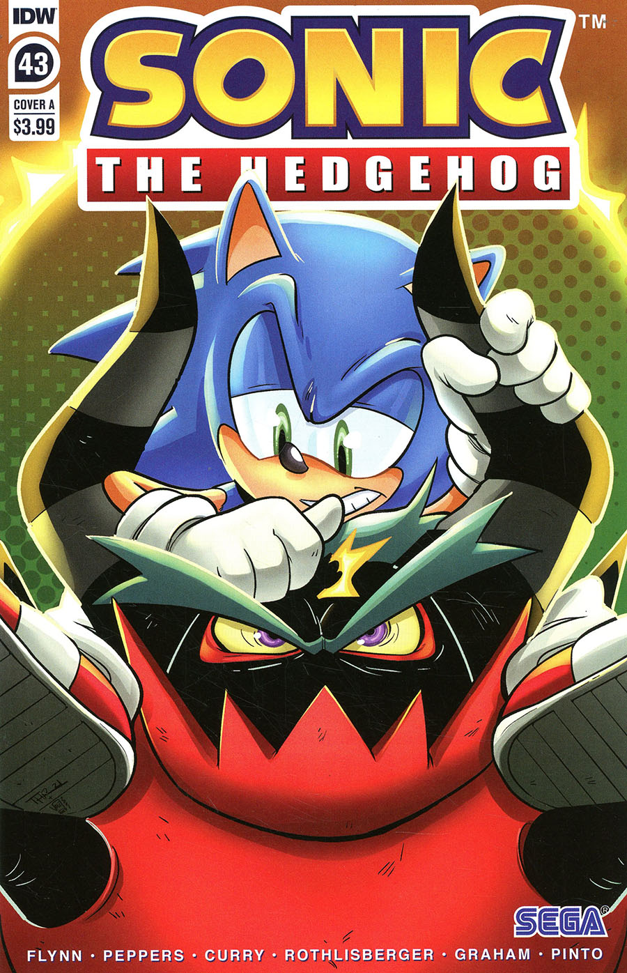 Sonic The Hedgehog Vol 3 #43 Cover A Regular Thomas Rothlisberger Cover