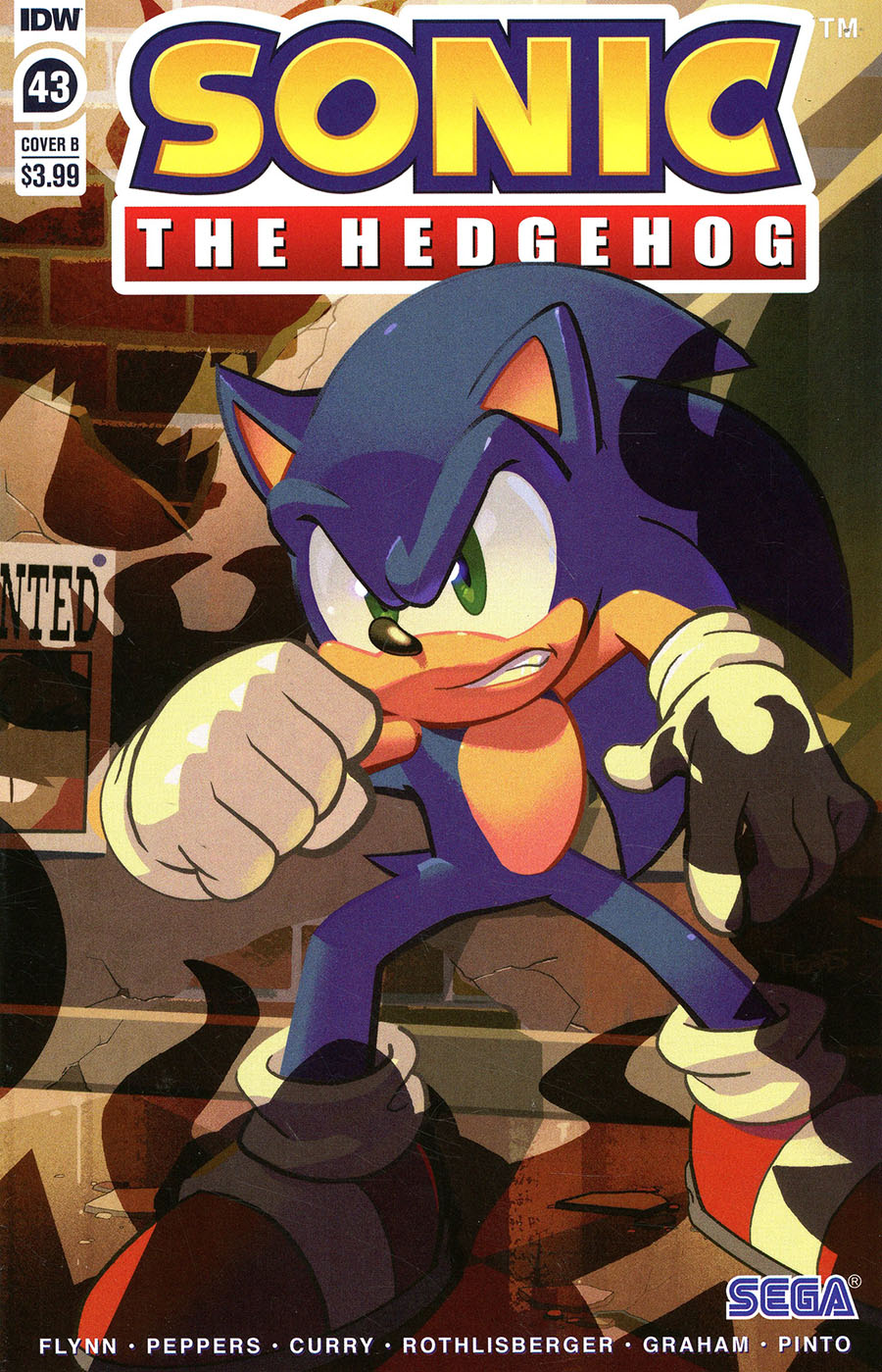 Sonic The Hedgehog Vol 3 #43 Cover B Variant Matt Herms Cover