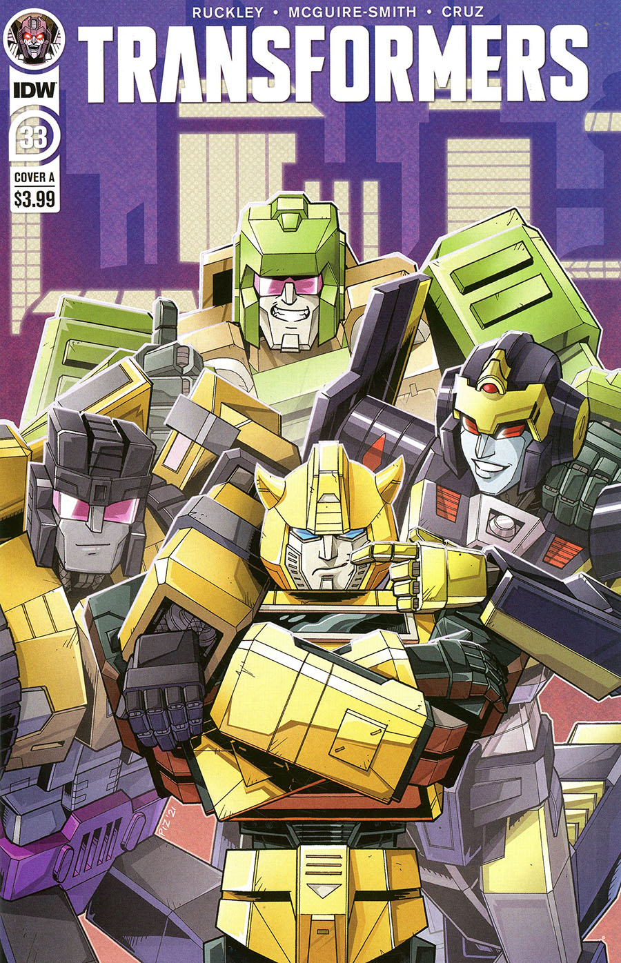 Transformers Vol 4 #33 Cover A Regular Ed Pierre Cover