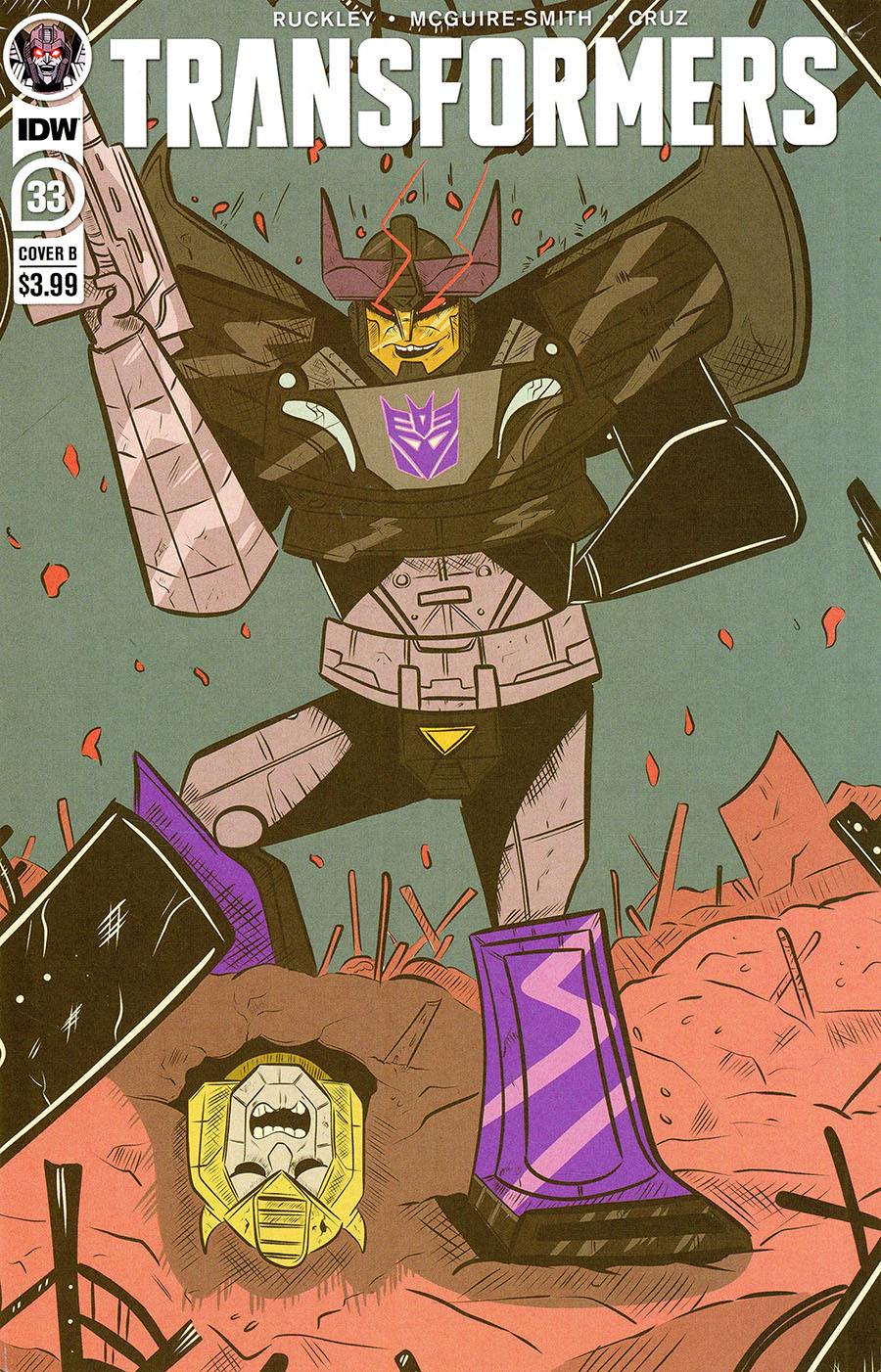 Transformers Vol 4 #33 Cover B Variant Lane Lloyd Cover