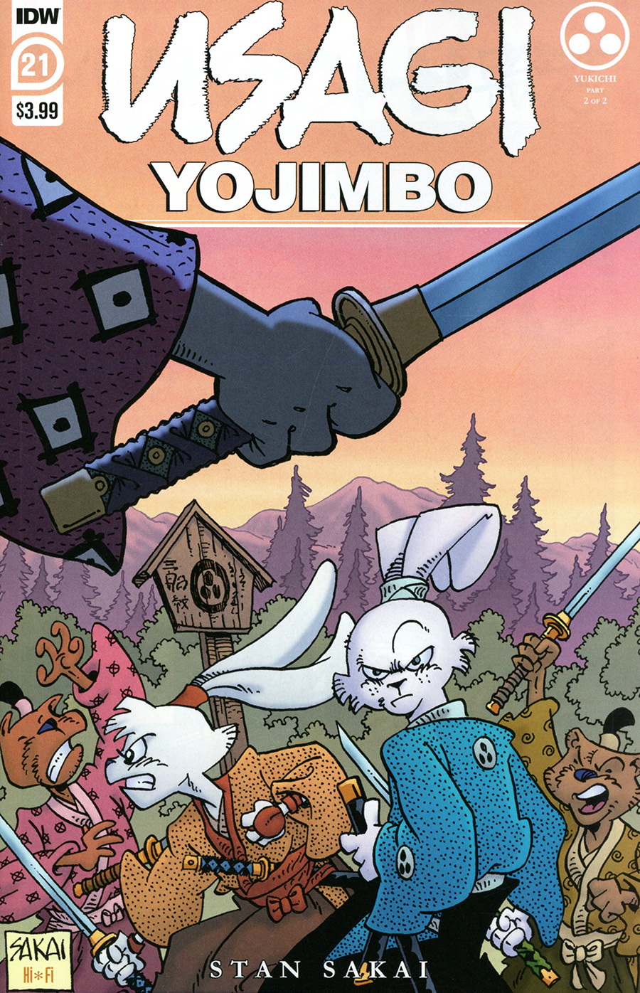 Usagi Yojimbo Vol 4 #21 Cover A Regular Stan Sakai Cover