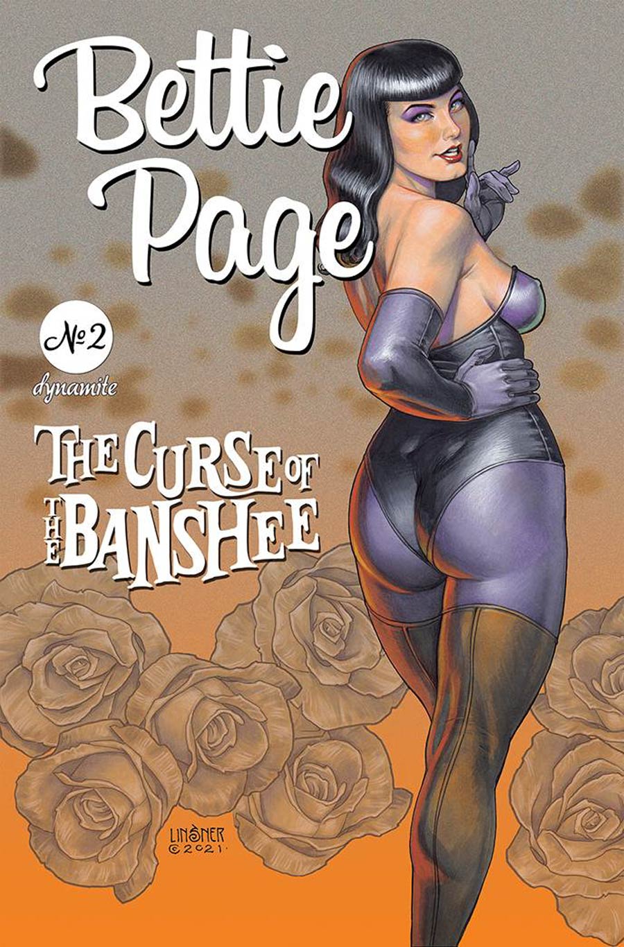 Bettie Page And The Curse Of The Banshee #2 Cover B Variant Joseph Michael Linsner Cover