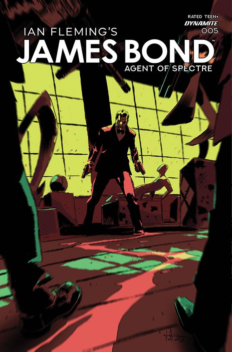 James Bond Agent Of SPECTRE #5 Cover A Regular Luca Casalanguida Cover