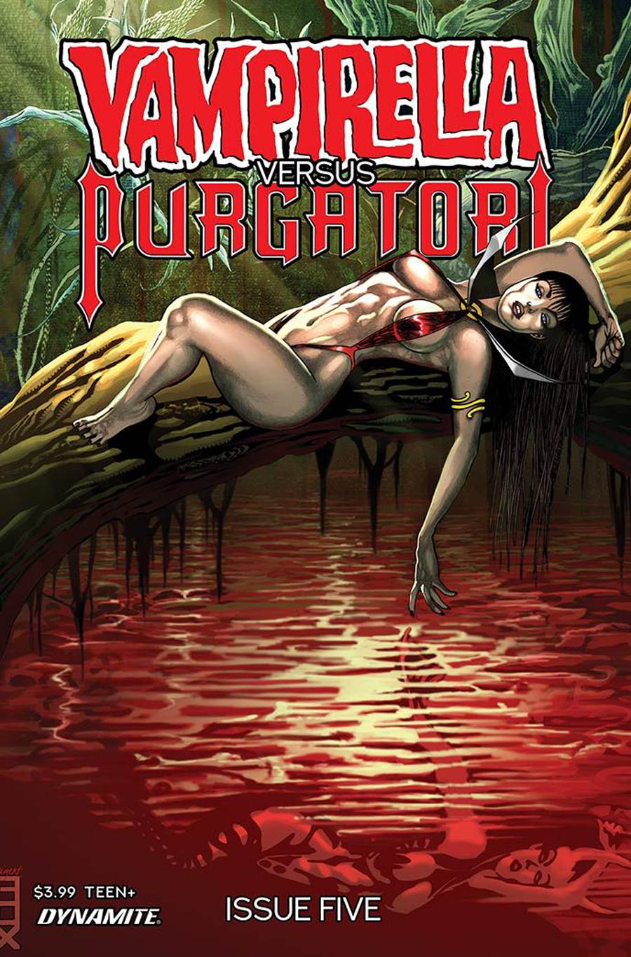 Vampirella vs Purgatori #5 Cover B Variant Russell Fox Cover
