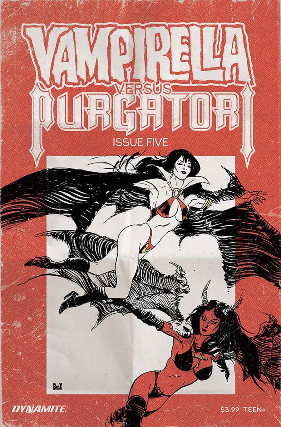 Vampirella vs Purgatori #5 Cover E Variant Jimmy Broxton Cover