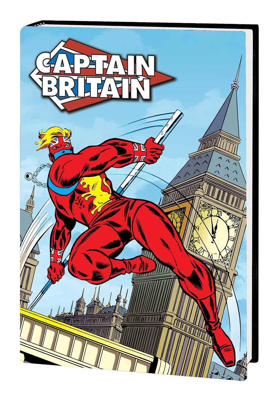 Captain Britain Omnibus HC Direct Market Ron Wilson Variant Cover